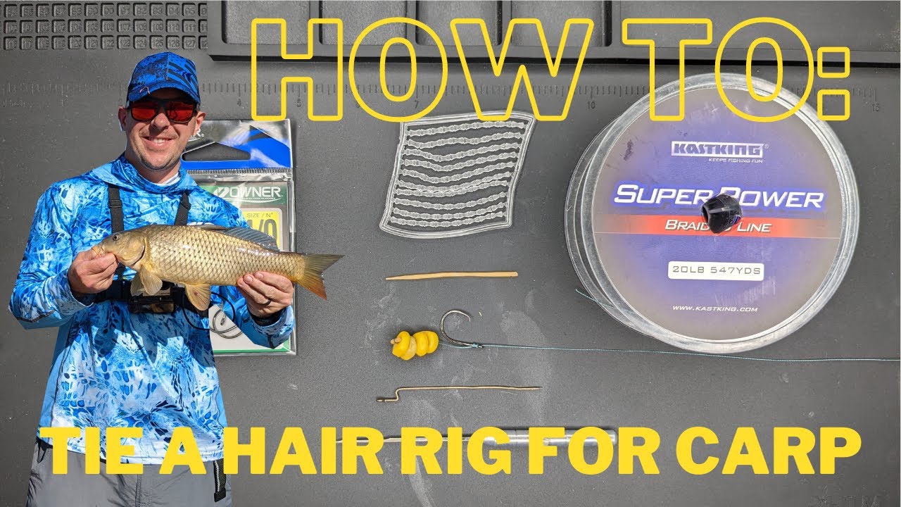 How to Tie a Hair Rig for Carp + How to Make Your Own Bait Needle