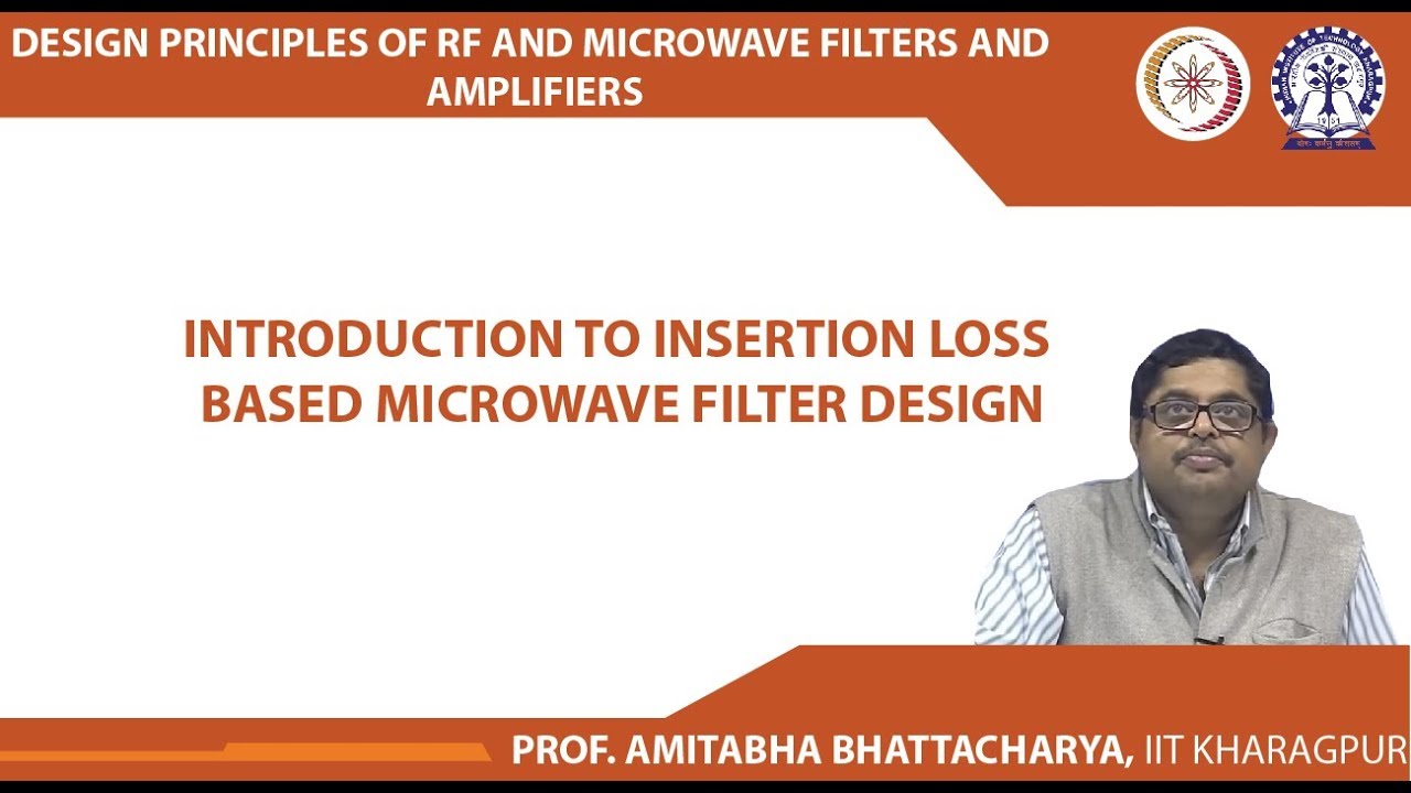 Introduction to Insertion loss based Microwave Filter Design YouTube
