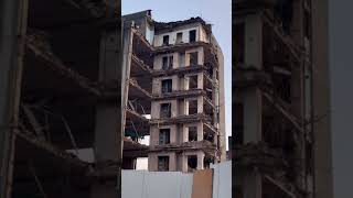 Building demolition #construction 😳😮😱😱