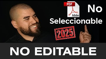 Convertir PDF en No Seleccionable, No Editable Sin Contraseña