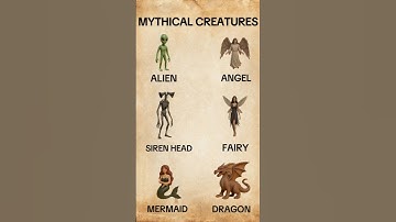 🌎 WORLD MYTHICAL CREATURES |PART:01 #animals #mythicalcreatures #discover #shorts #usa #usashorts
