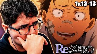 WTF IS THIS DUMBASS DOING?????? | Re:ZERO Ep 12-13 Reaction!