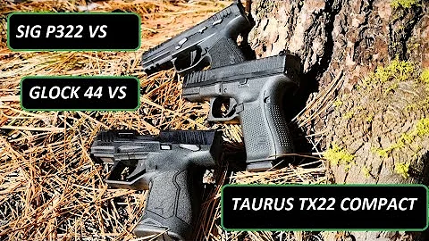 Taurus Tx22 Compact vs Glock44 vs Sig P322. Which one should you buy??