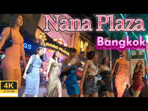 [4K] Sukhumvit soi 4 &amp; Nana Plaza 2023 Thailand Bangkok
