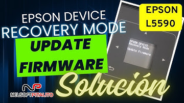 ⭕SOLUCIONADO: Error Impresora EPSON DEVICE RECOVERY MODE - Actualizar Firmware EPSON L5590/L5290✅