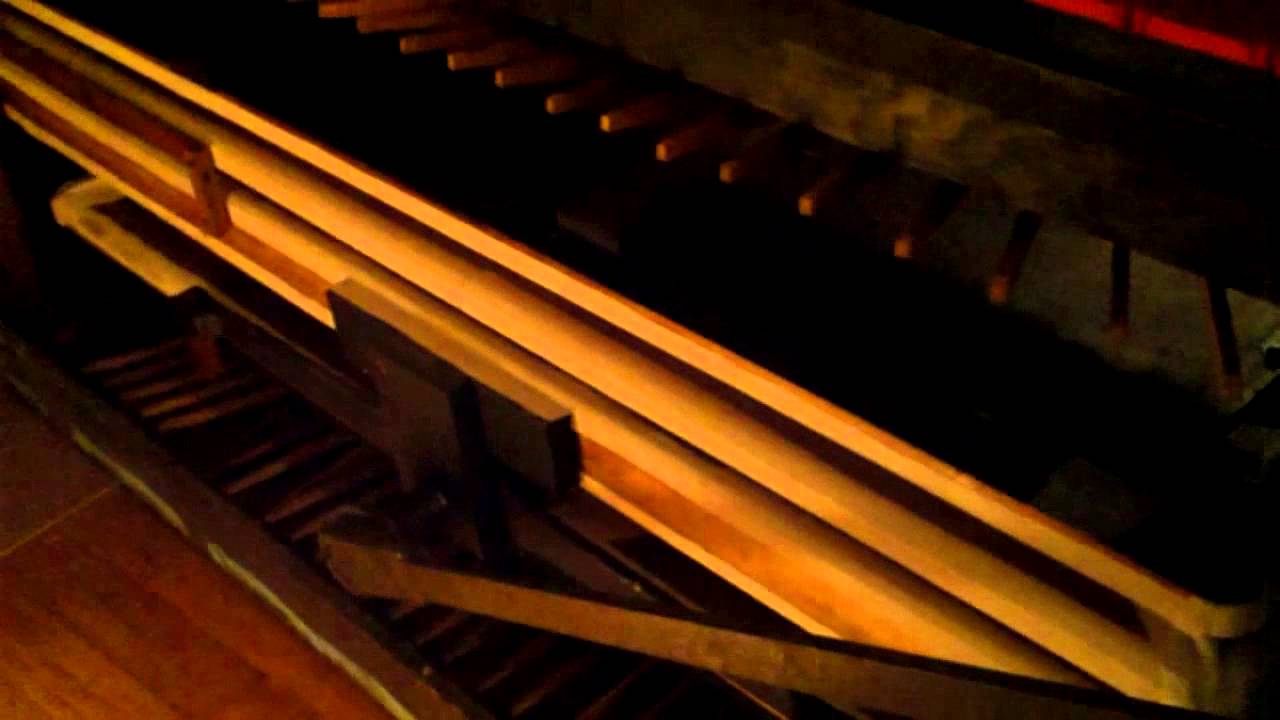 Vocalion organ pumping bellows YouTube
