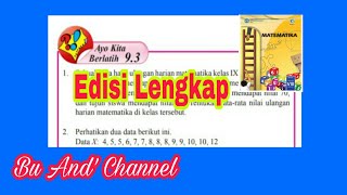 Ayo Kita Berlatih 9.3 Matematika Kelas 8 Bab 9 Statistika Semester 2 hal. 253 - 255 screenshot 1