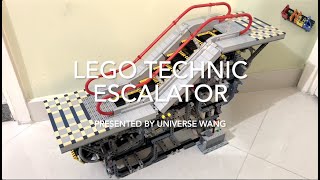 Lego Technic Escalator designed by Takanori Hashimoto