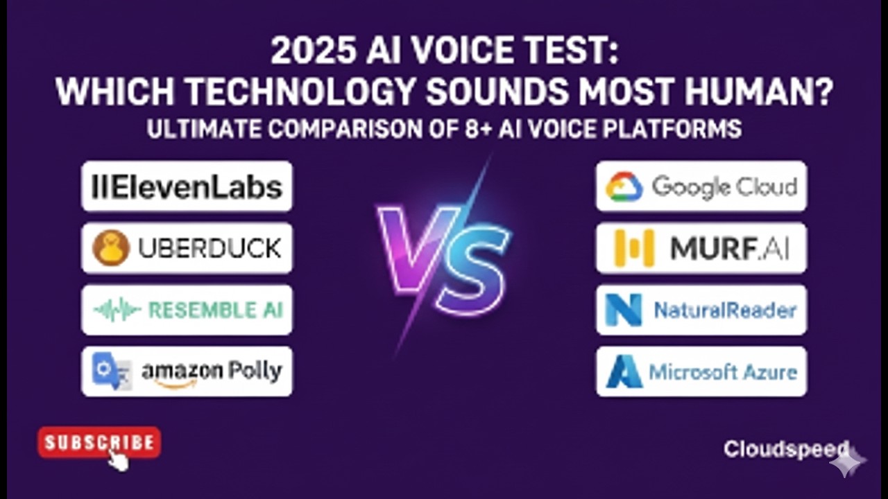 Here are the best AI voice technology (2025) - Google TTS vs Amazon ...