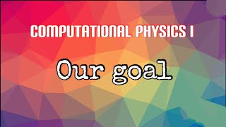 Computational Physics I (lec-01)