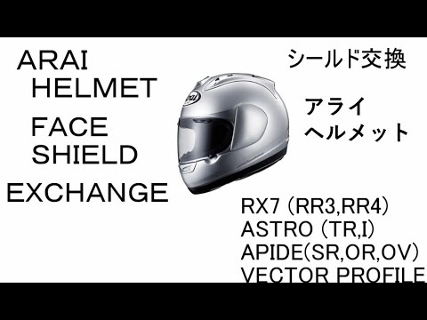 莉*那様 Arai ジェットヘルメット ※シールド接続部分に割れあり 莉*那