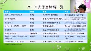 (株初心者向け)政治と株価 今後の欧州選挙に備えてユーロ安恩恵銘柄を探せ！Stock Station 第17回