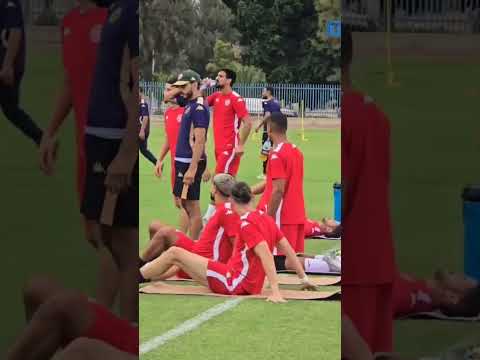 إسماعيل الغربي و حنبعل المجبري مع من جديد ولكن بقميص نسور قرطاج  حنبعل مجبري