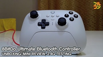 8BitDo Ultimate Bluetooth Controller Unboxing, Mini-review, and 2.4G Testing