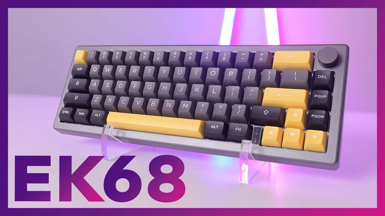 Epomaker EK68 | Wireless RGB 3 Mode Tiếng Cực Hay - YouTube