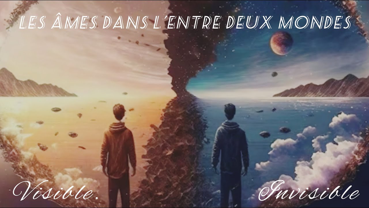 Les âmes dans l'entre deux mondes: visible et invisible.