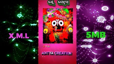 Trending Jagannath Status Editing Tutorial Alight Motion || Odia Lyrical Status Xml Preset #edit#xml
