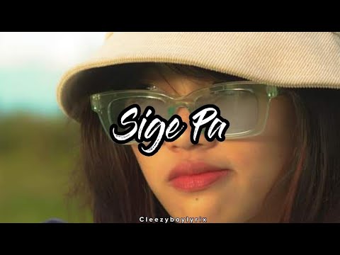 SLIZ- Sige Pa Lyrics