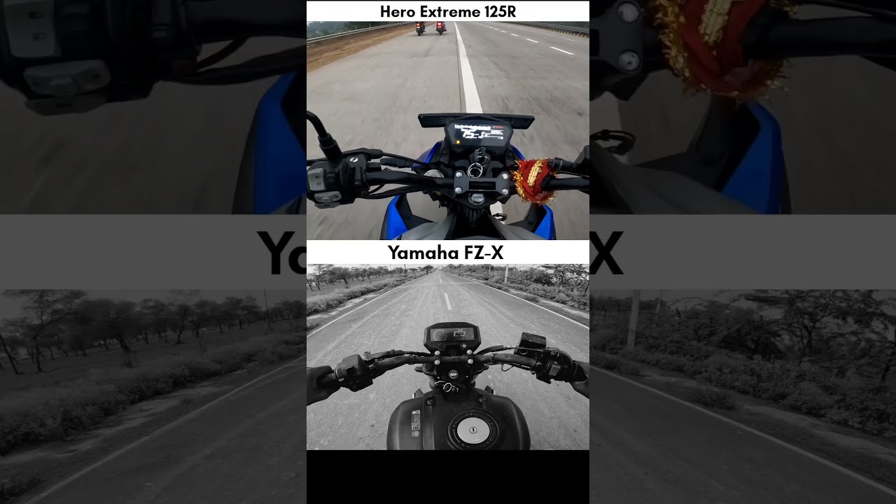 Hero Extreme 125r Vs Yamaha FZ X Gearchallenge Shorts Kuldeepbaghel
