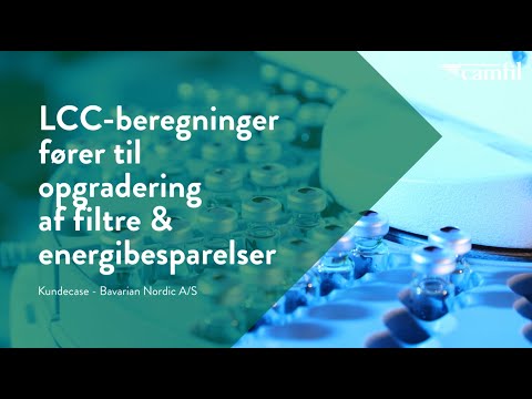 LCC-beregninger hos Bavarian Nordic A/S fører til opgradering af filtre og store energibesparelser
