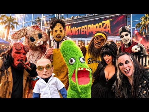 Boogieman Interviews 6 Horror Legends at Monsterpalooza (Puppet Comedy)