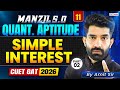CUET GAT 2026 Quantitative Aptitude | Simple Interest Part 02  | Manzil 5.0