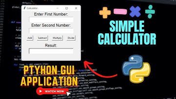 Simple Calculator GUI Application with Python | GUI Projects with Tkinter | Crazy Coders