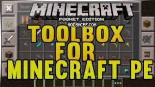 MINECRAFT PE 1.16 TOOLBOX MOD REVIEW - MCPE 1.16 TOOLBOX ADDON / MOD - TOO MANY ITEMS MOD