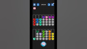 Lv 263 (??? ver.) Ball Sort Puzzle - Color Game / 顏色分類遊戲 / ボールソーティングパズル (Guru Game)  #ballsortpuzzle
