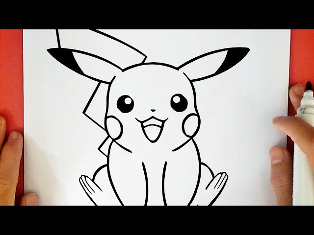 Como desenhar Pikachu realista, método infalível!!! #drawing #desenhan
