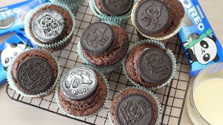 Panda Oreo milk Cupcakes パン�...