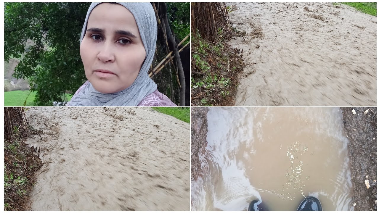 اللهم بارك الخندق كيفاش عامره خوتي تبارك الله والصلاه على النبي🌧🤲