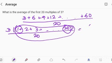 What is the average of the first 20 multiples of 3? @EducationalDigest