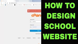 CPANEL AND WORDPRESS - HOW TO DESIGN SCHOOL WEBSITE