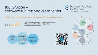 Software Zeitarbeit Im Überblick Für Personaldienstleister - Basis Von Dynamics 365 Business Central