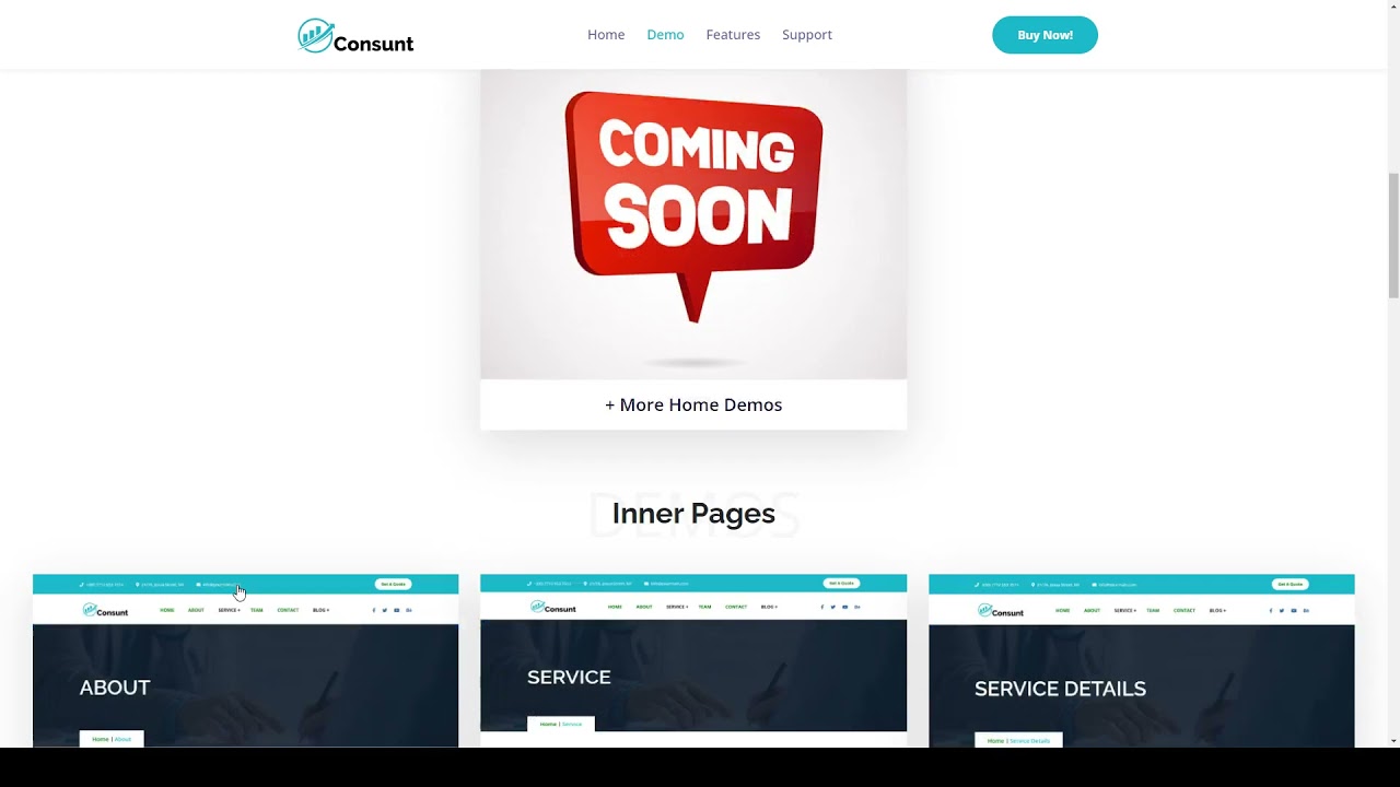 Consunt - Corporate Business HTML5 Template modern consulting