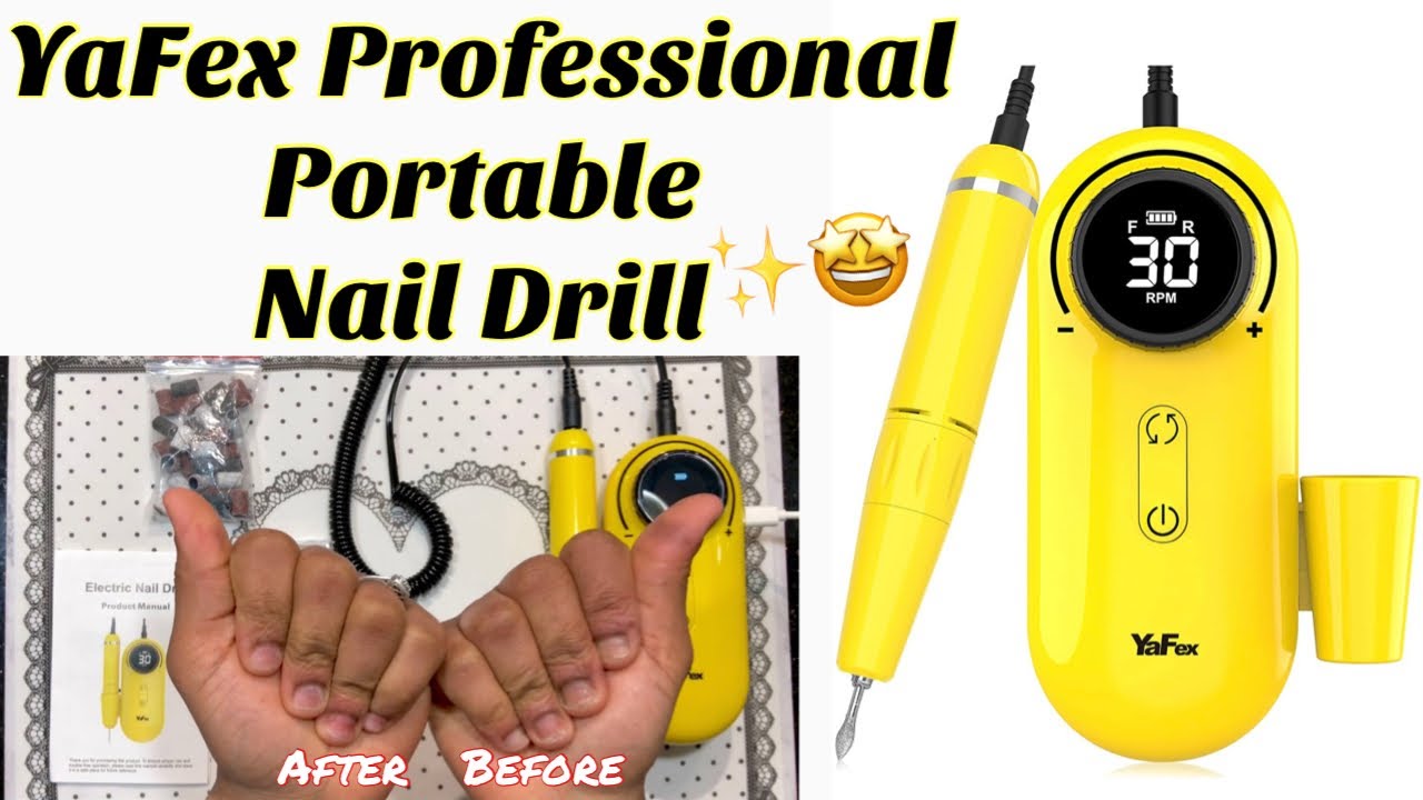 YaFex Nail drill review | futuristic design ✨