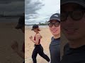 楽しそうだったので、妻のランニングについていきました。