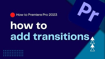 How to add transitions in Premiere Pro (QUICK and EASY!)