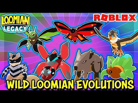 All Wild Loomian Evolutions In Loomian Legacy Roblox Stats