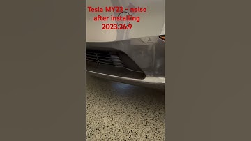Tesla Model Y  strange noise after software update. 2023.26.9