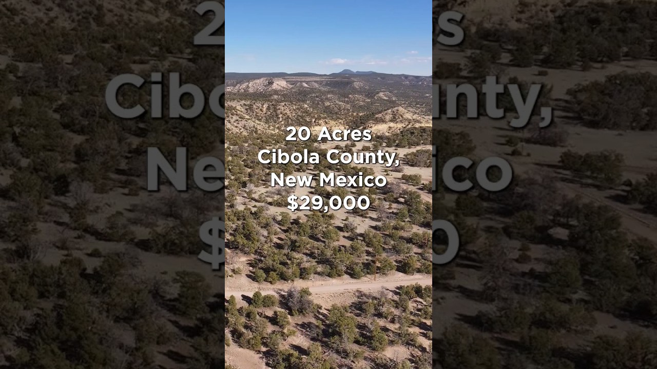New Mexico Land For Sale:  20.2 Acre Large Corner Lot W/ Power & Utilities - Only $29,000!!!