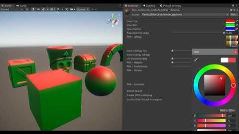 ZerinLABS - Cube world KIT - Top-Bottom shader tutorial