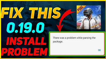 PUBG Mobile 0.19.0 Parse Error Fix Android | How To Fix Parse Error In 0.19.0