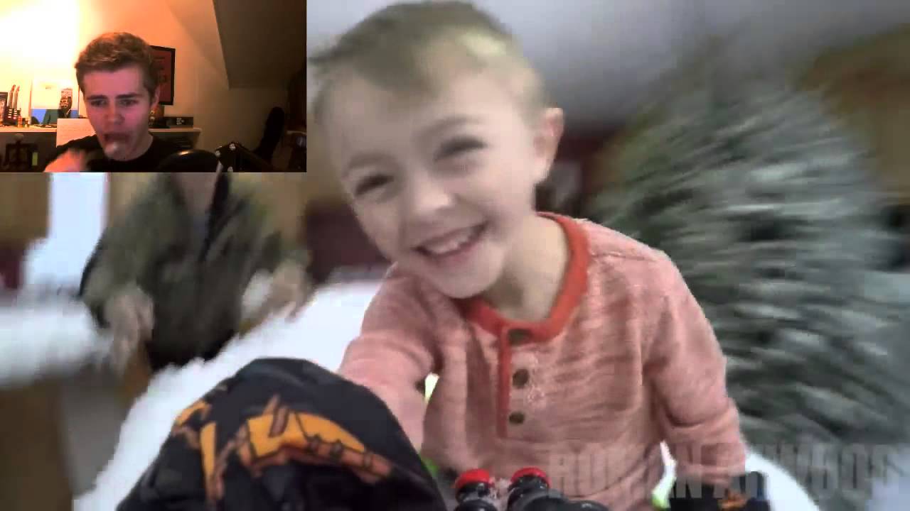 Reacting to: INDOOR SNOWSTORM PRANK!!