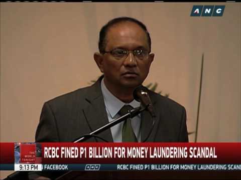 RCBC fined P1-B in money laundering case