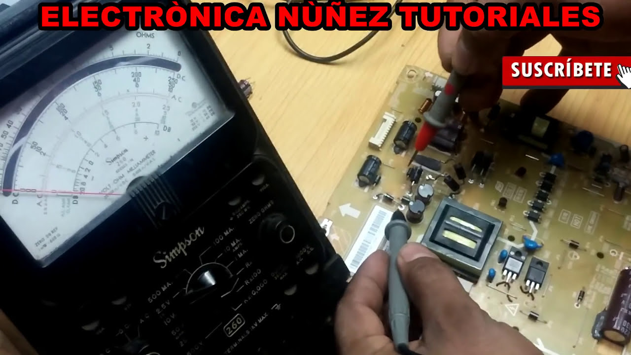 reparación de tv no enciende panasonic modelo tcl39b6x video 2 de 3