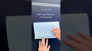 Learn Fractions through Origami. #fractions #origamicraft #indumaam
