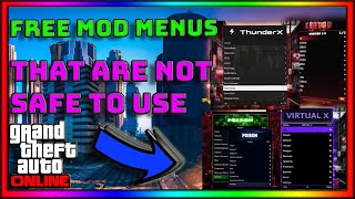 || GTA 5 ONLINE || FREE MOD MENUS YOU SHOULD STAY AWAY FROM **AVOID GETTING BANNED**