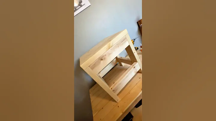 DIY How to Build a 2X4 NightStand #howto #diy #nightstand #furniture #woodworkingproject #easy
